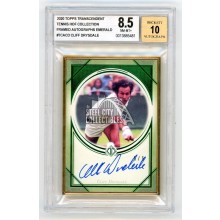 Cliff Drysdale 2020 Topps Transcendent Tennis Emerald Autograph Card 5/5 BGS 8.5 Auto 10