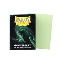 Dragon Shield Dual Matte Gooseberry Sleeves 100ct Box