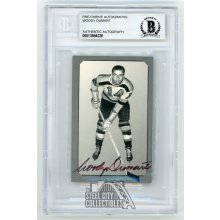 Woody Dumart Pre-Parkie Autographed Card /1000 - BAS