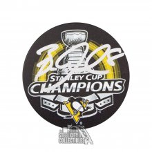 Brian Dumoulin Autographed Penguins Stanley Cup Champions Hockey Puck - JSA COA