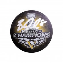 Brian Dumoulin Autographed Pittsburgh Penguins Stanley Cup Champions Hockey Puck - BAS COA