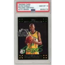 Kevin Durant 2007-08 Topps Autograph Rookie Card #112 PSA/DNA 10 (Green)