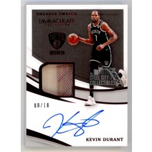 Kevin Durant 2020-21 Panini Immaculate Autograph Sneaker Patch Card #SNSKDU 8/10