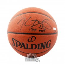 Kevin Durant 13-14 MVP Autographed Spalding Basketball - Panini COA
