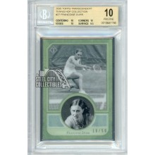 Francoise Durr 2020 Topps Transcendent Tennis Card 18/50 BGS 10
