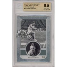 Francoise Durr 2020 Topps Transcendent VIP Silver Card #27 5/5 BGS 9.5 Gem Mint