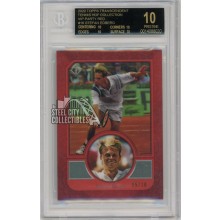 Stefan Edberg 2020 Topps Transcendent Tennis VIP Red Card #16 05/10 BGS 10 Black Label