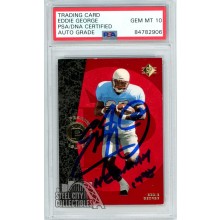 Eddie George 1996 Upper Deck SP Autograph "Heisman 1995" Rookie Card #5 PSA/DNA 10