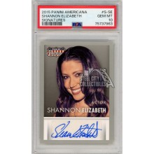 Shannon Elizabeth 2015 Panini Americana Autograph Card #S-SE PSA 10 Gem Mint