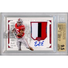 Ezekiel Elliott 2016 National Treasures Auto Rookie Patch Card 205 34/99 BGS 9.5