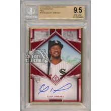 Eloy Jimenez 2019 Topps Transcendent Red Autograph Rookie Card 1/1 BGS 9.5