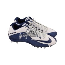 John Elway Autographed White Nike Alpha Football Cleats - BAS COA (Right Shoe Signed)