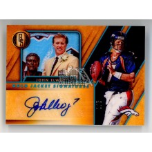John Elway 2020 Panini Gold Standard Gold Jacket Autograph Card #GJ10 1/5