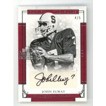 John Elway 2017 Panini National Treasures Collegiate Autograph Card #63 4/5