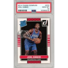 Joel Embiid 2014-15 Panini Donruss Rookie Card #203 PSA 10 Gem Mint