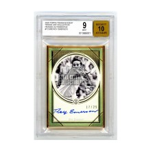 Roy Emerson 2020 Topps Transcendent Tennis Autograph Card /25 BGS 9 Auto 10