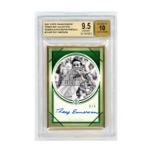 Roy Emerson 2020 Topps Transcendent Tennis Emerald Autograph Card 3/5 BGS 9.5 Auto 10
