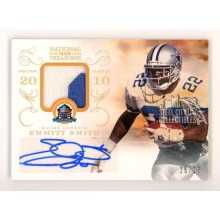 Emmitt Smith 2013 Panini National Treasures Autograph Patch Card #16 25/25