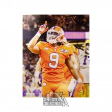 Travis Etienne Autographed Clemson Tigers 11x14 Photo - JSA COA (Orange Ink)