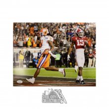 Travis Etienne Autographed Clemson Tigers 11x14 Photo - JSA COA (vs Alabama)