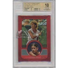 Chris Evert 2020 Topps Transcendent Tennis VIP Red Card #20 /10 BGS 10 Pristine