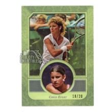 Chris Evert 2020 Topps Transcendent VIP Card #20 18/20
