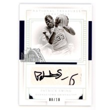 Patrick Ewing 2016 Panini National Treasures Collegiate Autograph Card 08/10