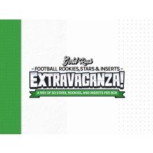 Gold Rush Extravaganza Football Rookies, Stars, & Inserts 50-Card Box
