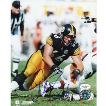 Alan Faneca Autographed Pittsburgh Steelers 8x10 Photo - JSA COA (Blocking Blue Ink)