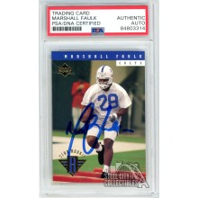 Marshall Faulk 1994 Upper Deck Autograph Rookie Card #7 PSA/DNA