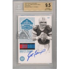 Brett Favre 2020 Panini Encased Hall Of Fame Autograph Card #HOF-BF 2/4 BGS 9.5