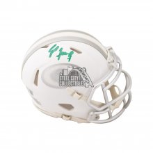 Brett Favre Autographed Green Bay Packers Ice Mini Football Helmet - BAS COA