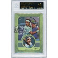 Roger Federer 2020 Topps Transcendent Tennis VIP Card #3 18/20 BGS 10 Black Label