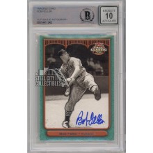Bob Feller 2003 Fleer Fall Classic Baseball Autograph Card BAS 10