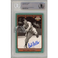 Bob Feller 2003 Fleer Fall Classic Baseball Autograph Card BAS