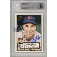 Bob Feller 2005 Topps Fan Favorites Baseball Autograph Card #88 BAS