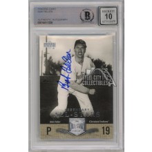 Bob Feller 2005 Upper Deck All-Stars Baseball Autograph Card #78 BAS 10