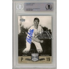 Bob Feller 2005 Upper Deck All-Stars Baseball Autograph Card #78 BAS