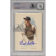 Bob Feller 2006 Topps Allen & Ginter Baseball Autograph Card #289 BAS 10