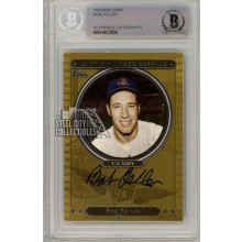 Bob Feller 2007 Topps Distinguished Service Baseball Autograph Card #DS3 BAS