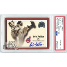 Bob Feller 2000 Fleer Greats Of The Game Autograph Card #45 PSA/DNA 10