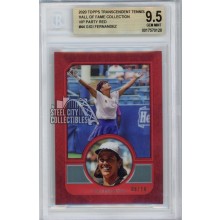 Gigi Fernandez 2020 Topps Transcendent VIP Red Card #44 6/10 BGS 9.5 Gem Mint