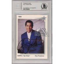 Roy Firestone 1994 Star Sports Cards ESPN Autograph Card BAS