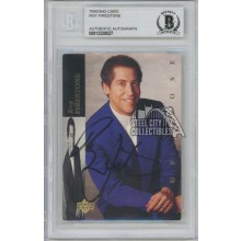 Roy Firestone 1994 Upper Deck Up Close ESPN Autograph Card BAS