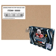 2026 Panini Obsidian Football Hobby 12-Box Case - 1st Off The Line (FOTL)