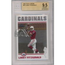 Larry Fitzgerald 2004 Topps Chrome Rookie Card #215 BGS 9.5 Gem Mint