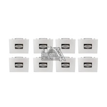 Panini Flawless Empty Briefcase 8 Count Lot - Silver