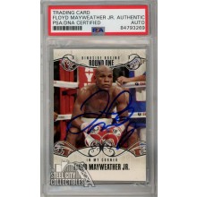 Floyd Mayweather Jr 2010 Sport Kings Ringside Black Onyx In My Corner Autograph Card #71 PSA/DNA