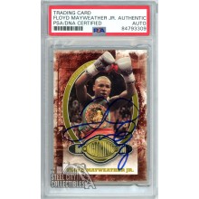 Floyd Mayweather Jr 2010 Sport Kings Ringside Gold Victorious Autograph Card #86 PSA/DNA
