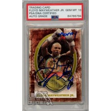 Floyd Mayweather Jr 2010 Sport Kings Ringside Gold Victorious "Money" Autograph Card #86 PSA/DNA 10